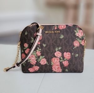 Michael Kors Cindy LG Floral Crossbody